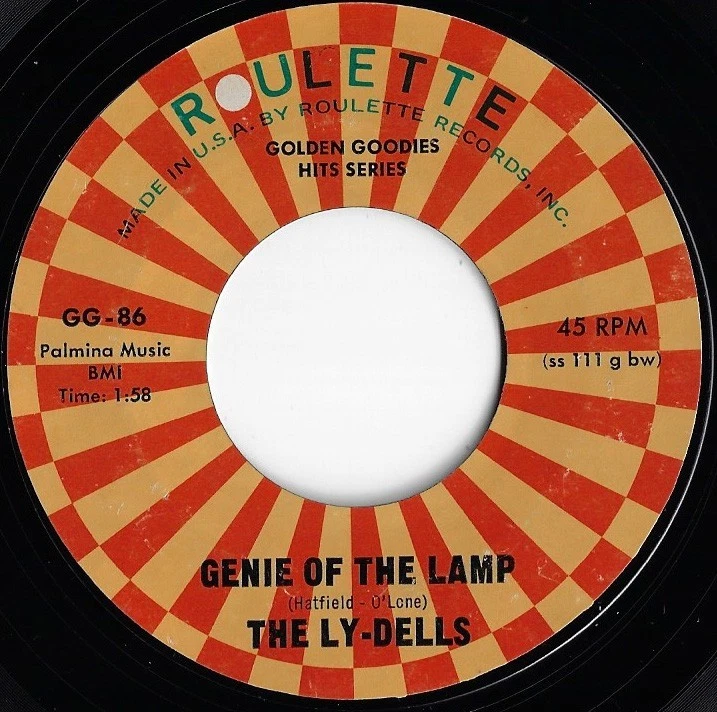 LY-DELLS genie of the lamp/ wizard of love U.S. ROULETTE 45rpm GG-86 - Image 1 of 1