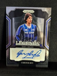 2024-25 Panini Prizm EPL Gary Lineker Club Legends Auto Leicester City - Picture 1 of 2