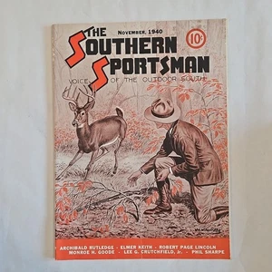 Vtg Southern Sportsman Nov 1940 Ft. Port Aransas Book is creased - Picture 1 of 6