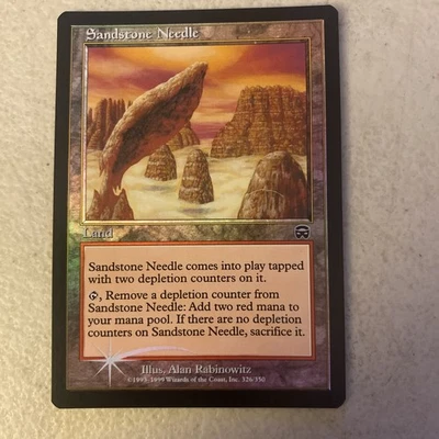 SANDSTONE NEEDLE • FOIL Mercadian Masques • MINT • Magic The Gathering • MTG - Image 1 of 3