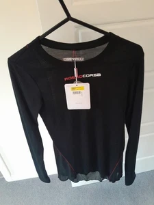 Castelli Womens Prosecco Tech Short Sleeve Warm Primaloft Cycling Base Layer Sma - Picture 1 of 1