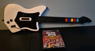 Red Octane Playstation 2 Wireless Guitar Controller w/Aerosmith Game- No Dongle - Image 1 of 4