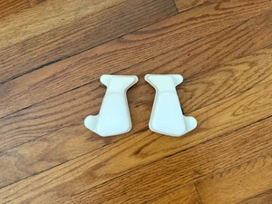 Riddell Revo Speed Football Helmet 1” White Dummy Jaw Cheek Bladder Pad Set - Picture 1 of 5