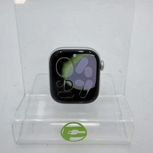 GPS Only Apple Watch Series 10 42MM Silver Aluminum MWX53LW/A Face Only - Picture 1 of 12