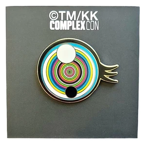 ⚡RAR⚡ TAKASHI MURAKAMI x COMPLEXCON Jellyfish Eyes Murakami Pin *NEU* - Bild 1 von 3