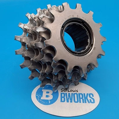 Vintage Shimano Dura-Ace MF-7400 7sp Freewheel 13-21t English Thread   k3 - Image 1 of 4