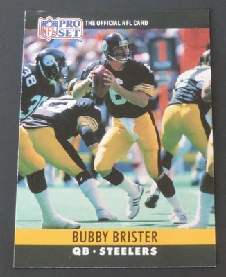 1990 PRO SET FACT CINCINNATI BUBBY BRISTER CARD #267 EXTREMELY RARE STEELERS - Image 1 of 2