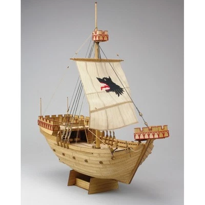 Shipyard Wütender Hund Piraten Kogge von 1390 Laser 1:72 Holzbausatz - Bild 1 von 4