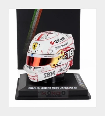 1:5 LOOKSMART Bell Helmet Casco F1 Charles Leclerc #16 Japan Gp 2025 LSHEL012 Mo - Image 1 of 2
