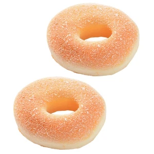 2Pcs Decorative Simulated Fake Donut Decor Donut Prop Store Showcase Shop - Picture 1 of 12