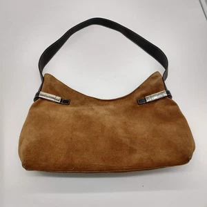 Talbots Bolso de Hombro Mujer Talla Única Marrón Gamuza Hobo Cuero Cartera Bolso de Mano - Imagen 1 de 6