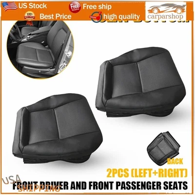 2x For 08-2014 Mercedes Benz GLK250 GLK350 GLK300 Driver Bottom Seat Cover Black - Image 1 of 4