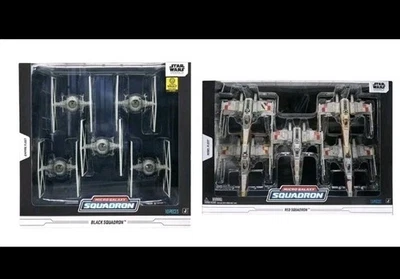 星球大战微型银河红黑中队套装 CHASE 1/5000 X-Wing 领带战斗机 — 第 1/4 张图片