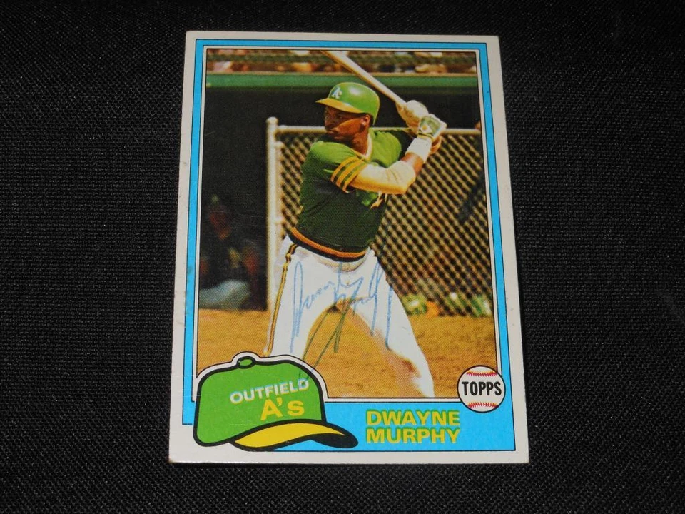 Oakland A's Dwayne Murphy Signed 1980 Topps Autograph Card #341  TOUGH  SR - Image 1 of 1