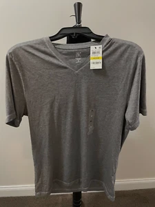 INC International Concepts Solid V-Neck T-Shirt Mens M V-Neck Pull On - Picture 1 of 4