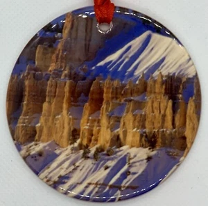 Bryce Canyon National Park Utah Christmas Ornament Porcelain Travel Souvenir - Picture 1 of 2