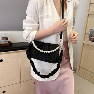 Folds Handbag Clouds Armpit Bag Simple Crossbody Bag - Picture 1 of 12