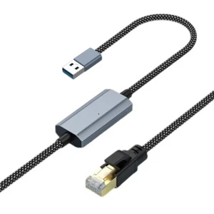 Solid USB3.0 to RJ45 Networking Cable Adapter for Enhances Performances - Afbeelding 1 van 11