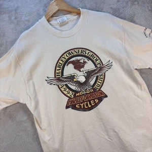 Harley Davidson 1992 Lancaster Rally Graphic T-Shirt Herren Gr. L Hanes Beefy T - Bild 1 von 7