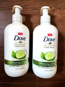 Dove, Deep Cleansing Hand Wash, Cucumber & Green Tea, 13.5 fl oz (400 ml) 2 Pack - Picture 1 of 1