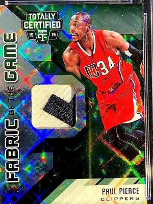 2015 CSG 8.5 NM/MT + PAUL PIERCE SSP /5 FOG PATCH ROOKIES JERSEY FABRICS G1783 - Image 1 of 3