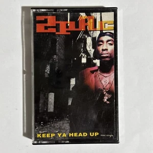 2Pac Keep Ya Head Up Maxi Single Cassette Tape 1993 OG US 1st Press Gangsta Rap - Picture 1 of 4