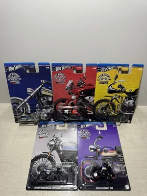 Hot Wheels Motorcycle Club 2024 - Juego de 5 bicicletas (incl. BMW, Ducati y Honda) R00 Foto 1 de 4