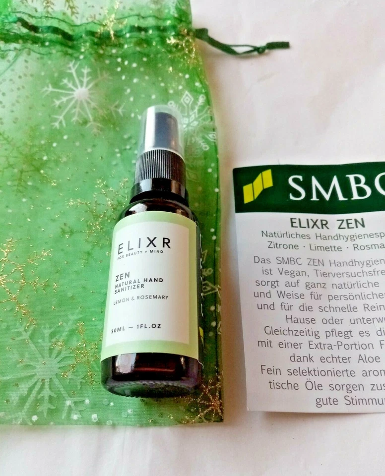 ELIXIR ZEN Elixr Zen Natural Hand Spray 30ml -Lemon & Rosemary