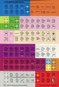 WiF: Counter Sheet 6 (4th Ed) (1988) - Picture 1 of 2