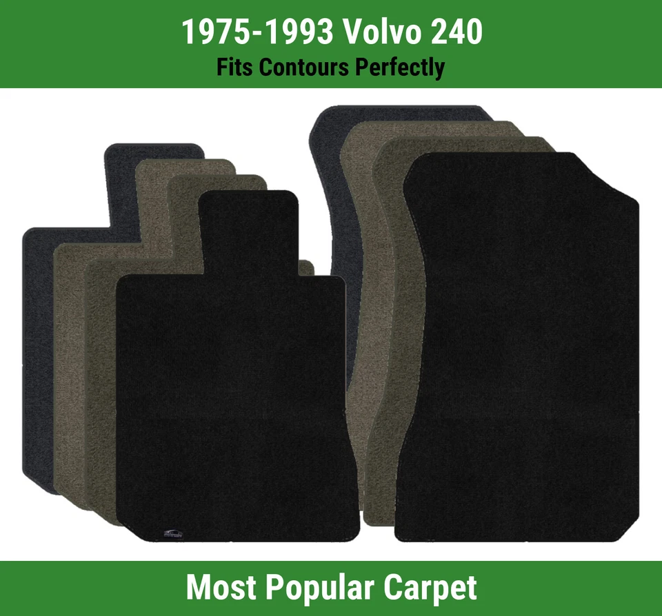 Lloyd Ultimat Front Row Carpet Mats for 1975-1993 Volvo 240  - Image 1 of 4