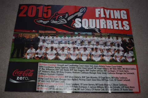2015 RICHMOND FLYING SQUIRRELS POSTER Cover