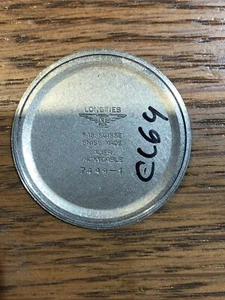 LONGINES  Caseback like new- ref- 7449-1  -cl69 - Picture 1 of 2