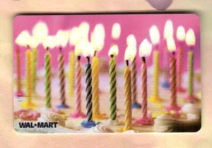 WALMART Birthday Candles ( 2004 ) Gift Card ( $0 ) - Picture 1 of 1