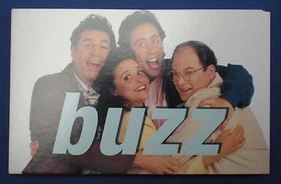 Scene It Seinfeld Edition Buzz Cards Replacement Playing Piece Part - Image 1 of 3
