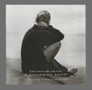 Werbekarte + Klappe - Cashmere Mist de Donna Karan beidseitig - Bild 1 von 2