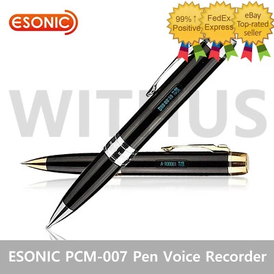 ESONIC PCM-007 LED Digital Pen Voice Recorder 2GB 4GB 8GB USB Memory MP3 - Image 1 of 4