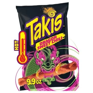 Takis Dragon Sweet Chili 9,9 Oz. Beutel in gemeinsamer Größe - Bild 1 von 4