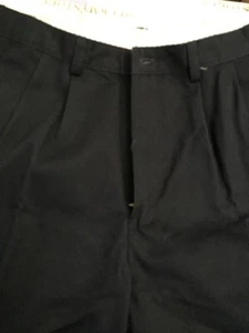 Arrow Boys Pleated Easy Care Wrinkle Free Stain Repellent Pants Navy Size 18 - Picture 1 of 8
