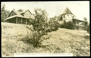 REAL PHOTO POSTCARD - KIPPAWA INN & COTTAGE - TEMASKAMING, QUE - Bild 1 von 1