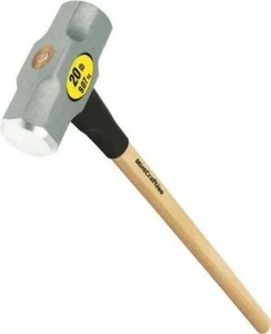 Truper MD20HC 20 LB Double Face Sledge Hammer With Wood Handle - Picture 1 of 1