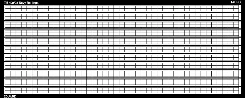  TM400/08 TAURO MODEL LINE FOTOINCISIONI - BATTAGLIOLE A 2 FILI REGOLARI  - Immagine 1 di 1