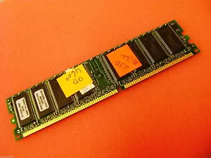 Dell Dimension 4600 256MB PC3200U DDR 400MHz * HYB25D256800BT-5 * KTJ020-1NB5 - Picture 1 of 6