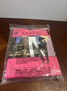 Collant Assets by Spanx maternità testurizzato mamma righe opache taglia 3 nero nuovo con etichette - Foto 1 di 6