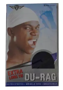 King J Pack De 2 Durag Extra Largo Expansión Transpirable Ajuste Todas las Tallas De Cabeza Azul Marino - Imagen 1 de 1