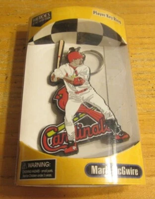 Mark McGwire 1998 Crown Pro Player Key Ring MLB Baseball St. Louis Cardinals NIP - Image 1 of 2
