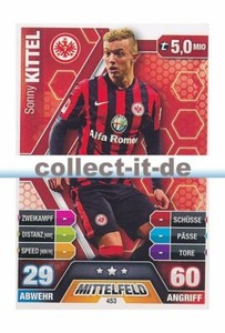 Match Attax Extra 14/15 - 453 - Sonny KITTEL