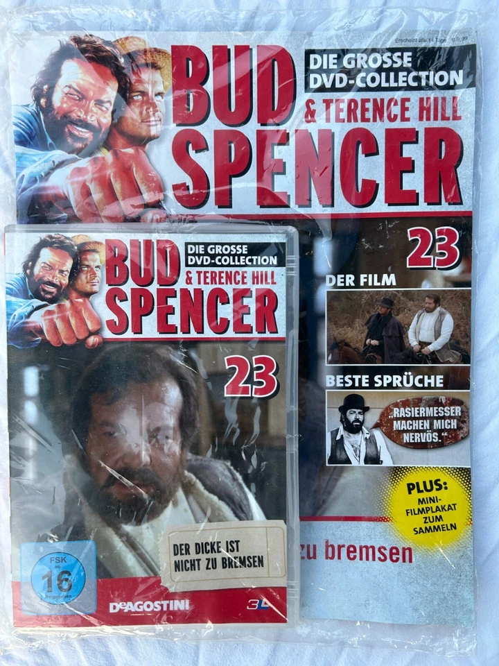 DeAgostini Bud Spencer Terence Hill DVD-Collection 23 mit Heft komplett Dicke - Bild 1 von 1