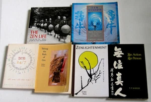6 ZEN BOOKS Zen Life Zen Wisdom Zen 24/7 Path of Zen Zenlightenment Zen Action - Picture 1 of 16
