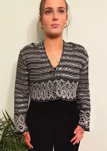 ARCHIVE THIERRY GILLIER ZADIG/ VOLTAIRE BLAZER JACKET MADE IN FRANCE SEQUIN - Picture 1 of 24