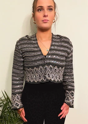 ARCHIVE THIERRY GILLIER ZADIG/ VOLTAIRE BLAZER JACKET  MADE IN FRANCE SEQUIN - Image 1 of 4